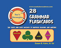 Sue’s Strategies: 28 Grammar Flashcards